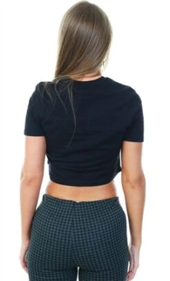 Vans Black Flying V Crop Crew Sport Tee -Closet Muse Store 19772 3