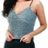 Veromoda Black / Black Sequined Cami -Closet Muse Store 20732