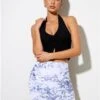 Motel Blue Kinnie Mini Skirt -Closet Muse Store 21882