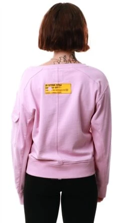 Gstar Lavender Pink Boat Neck Sweater -Closet Muse Store 21911 3