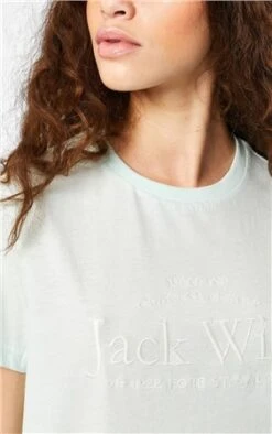 Jack Wills Mint Forstal Boyfriend Logo T-Shirt -Closet Muse Store 21974 1