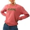 Gstar Pink Premium Core Raw. Crewneck -Closet Muse Store 22658