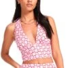 Motel Apple Check Blush Red Nanda Crop Top -Closet Muse Store 25315