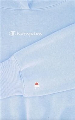 Champion Blue Crop Hooded Top -Closet Muse Store 25481 1