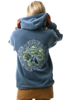 Missi London Grey Acid Oversized Printed Hood -Closet Muse Store 26650 3