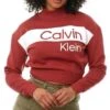 Calvin Klein Rust Colour Block Crew