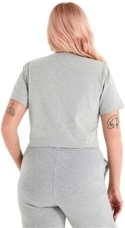 Ellesse Grey Marl Mondo Crop T-Shirt -Closet Muse Store 27260 3