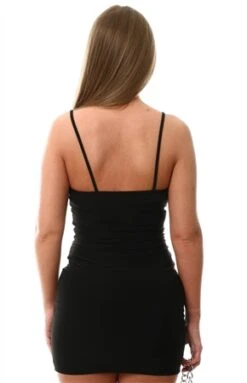 Vivichi Black Cowl Slinky Cami Dress -Closet Muse Store 27667 3