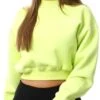 Gym King Lime Recovery Fleece Crewneck Sweater