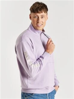 Harper & Lewis Lavender 1/4 Zip Sweater -Closet Muse Store 27961 3