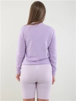 Champion Lilac Embossed Crew Sweat -Closet Muse Store 28200 3