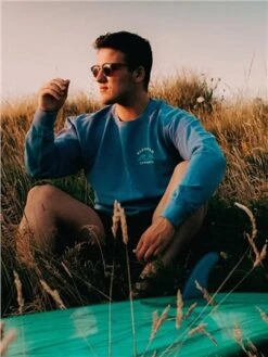 Bleubird Ocean Horizon Crew Sweat -Closet Muse Store 28236 2