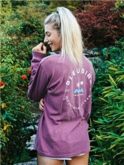 Bleubird Berry Long Sleeve Tee -Closet Muse Store 28238 3