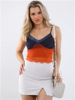 Only Cream / Pumice Stone Carolina Abba Mini Skirt