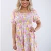 Veromoda Floral Emma Henna Smock Dress -Closet Muse Store 28580