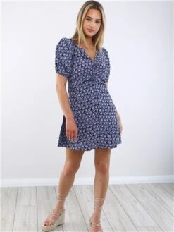 Brave Soul Black/Purple Bloom Floral Dress -Closet Muse Store 28687 2