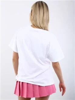 Pieces Bright White Barbie Squad Tee -Closet Muse Store 28691 3