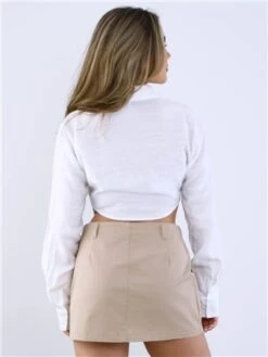 Only Cornstalk Evelyn Short Cargo Skirt -Closet Muse Store 28722 3