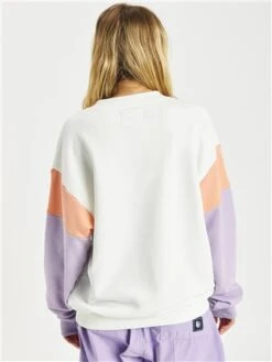 Harper & Lewis Cream Colour Block Crew Sweater -Closet Muse Store 28750 3