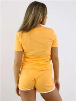 Champion Orange Big Script Logo T-Shirt -Closet Muse Store 28798 3