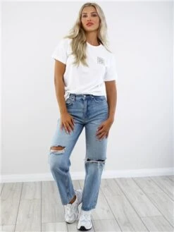 Vans Marshmallow Shroomy Experience Boyfriend Fit T-Shirt -Closet Muse Store 28976 2