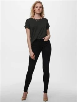 Only Grey / Dark Grey Melange Moster Loose Fit T-Shirt -Closet Muse Store 29005 2