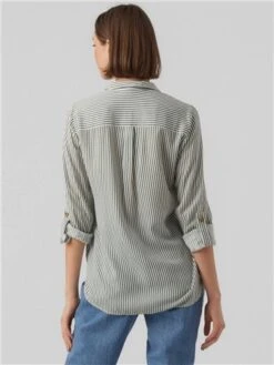 Veromoda Green / Laurel Wreath Bumpy Shirt -Closet Muse Store 29006 3