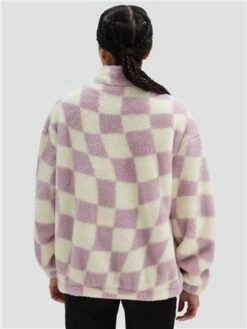 Vans Purple Digital Trip Mock Zip Sweatshirt -Closet Muse Store 29055 3