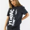 Amplified Charcoal Tupak Shakur Printed T-Shirt -Closet Muse Store 29066