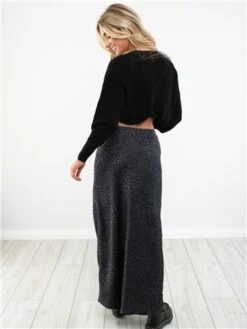 Brave Soul Grey Jasmin Skirt -Closet Muse Store 29139 3