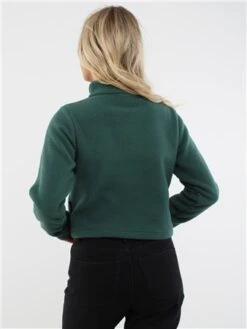 Ellesse Dark Green Senatore 1/2 Zip Track Top -Closet Muse Store 29207 3