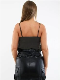 Veromoda Grey / Peat Aliva Top 9 Veromoda Grey / Peat Aliva Top -Closet Muse Store 29230 3