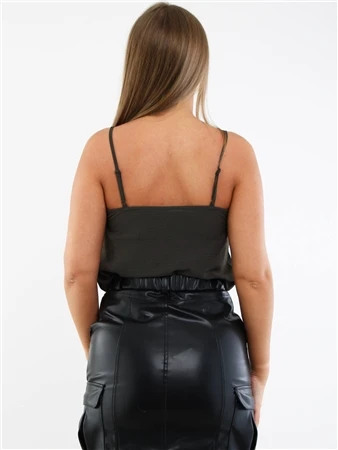 Veromoda Grey / Peat Aliva Top 6 Veromoda Grey / Peat Aliva Top - Image 4