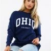 The Frolic Navy Crew Ohio Sweat
