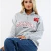 The Frolic Grey Michigan Zip Sweat