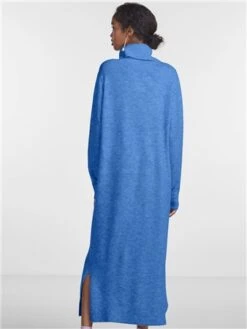 Pieces French Blue Juliana Knitted Dress -Closet Muse Store 29407 3