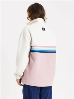 Harper & Lewis Cream/Dusty Pink One Eighty Fleece -Closet Muse Store 29411 3