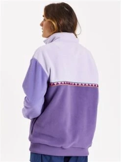 Harper & Lewis Lavender Zaira 1/4 Zip Fleece -Closet Muse Store 29414 3