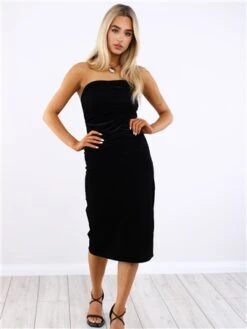 Noisy May Black Alma Fitted Dress -Closet Muse Store 29530 2
