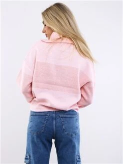 Pieces Rose Jordan Après Zip Knit -Closet Muse Store 29549 3