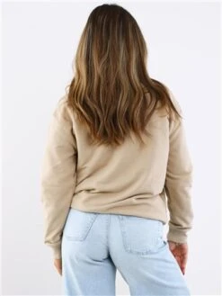 Brave Soul Stone / White California Print Crew Sweat -Closet Muse Store 29710 3